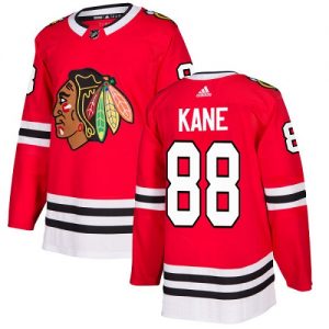 Herre NHL Chicago Blackhawks Drakter 88 Patrick Kane Authentic Rød Adidas Hjemme