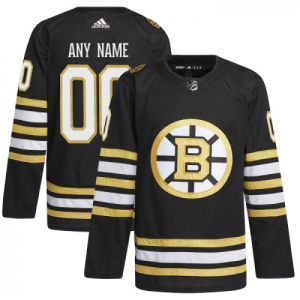 NHL Boston Bruins Drakter Custom 100th Anniversary 2023-24 Svart